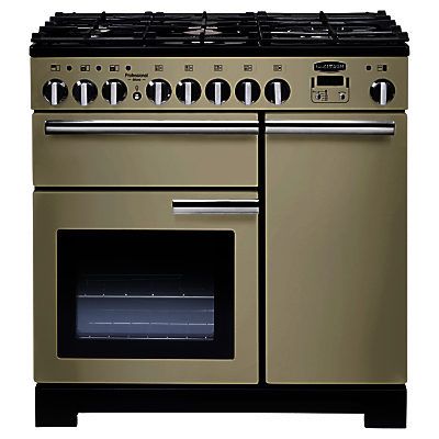 Rangemaster Professional Deluxe 90 Dual Fuel Range Cooker Cream